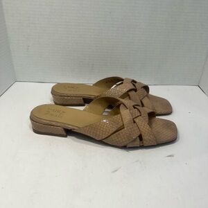 Naturalizer Tan Woven Sandals
